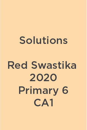 Solution Red Swastika 2020 P6 CA1
