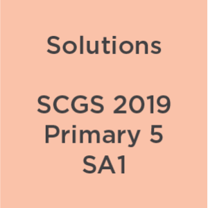 Solution SCGS 2019 P5 SA1